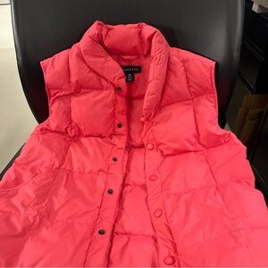 Lands' End Vibrant Red Outerwear